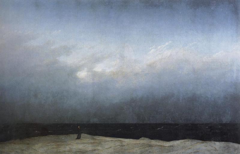 Caspar David Friedrich Monk by the Sea oil painting picture